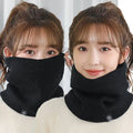 Fashion Women Knitted Scarf Solid Cashmer Like Winter Snood Scarves Lady Warm Thick Unisex Men Neck Scarfs Ring